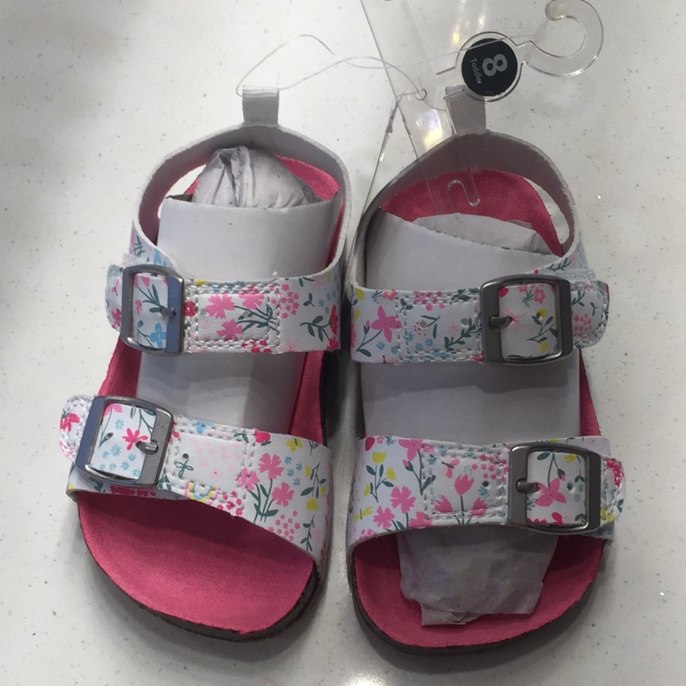 Carter’s Sandals for Toddler Girl Size 8 Brand New